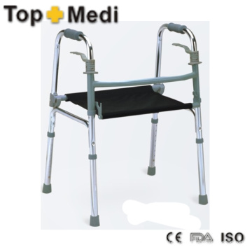 Регулируемая высота Легкий старик Man Walking Aids Rollator with Seat